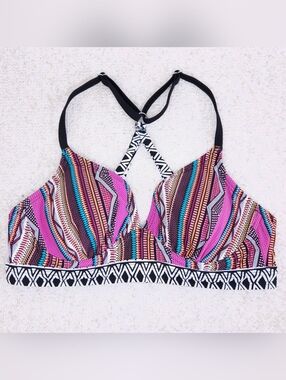 New! TITLE NINE Tsunami Racerback Bikini Top 32C